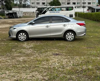 Toyota Vios 2019 car hire in Thailand, featuring ✓ Petrol fuel and 107 horsepower ➤ Starting from 599 THB per day.