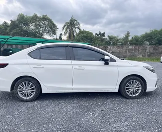 Honda City 2022 car hire in Thailand, featuring ✓ Petrol fuel and 122 horsepower ➤ Starting from 800 THB per day.