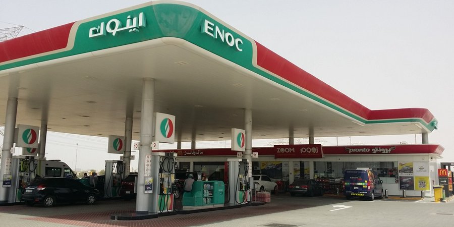 Удобная заправка на заправках ENOC в ОАЭ