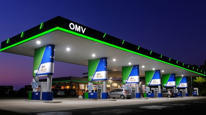 Заправка на заправочных станциях OMV в Словении