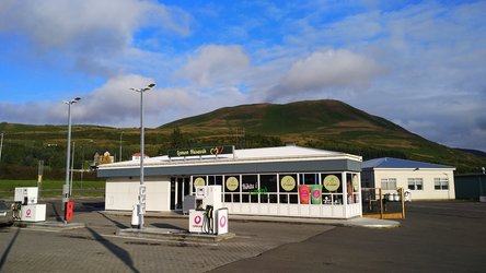 Orkan petrol station in Húsavík
