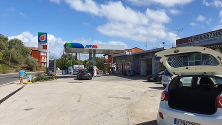 Shell gas station: Clean fuel for a cleaner environment in Corfu