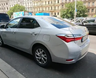 Toyota Corolla 2018 car hire in Czechia, featuring ✓ Petrol fuel and 122 horsepower ➤ Starting from 47 EUR per day.