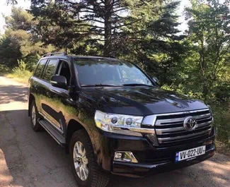 Toyota Land Cruiser 200 2017 car hire in Georgia, featuring ✓ Petrol fuel and 235 horsepower ➤ Starting from 450 GEL per day.