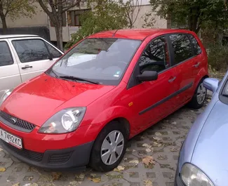 Front view of a rental Ford Fiesta in Burgas, Bulgaria ✓ Car #397. ✓ Manual TM ✓ 0 reviews.