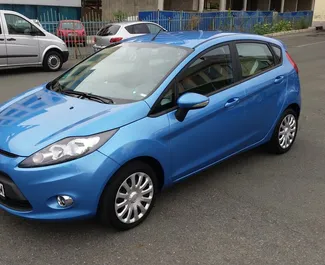 Front view of a rental Ford Fiesta in Burgas, Bulgaria ✓ Car #407. ✓ Automatic TM ✓ 1 reviews.