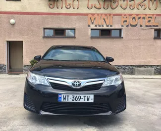 Front view of a rental Toyota Camry in Tbilisi, Georgia ✓ Car #259. ✓ Automatic TM ✓ 0 reviews.