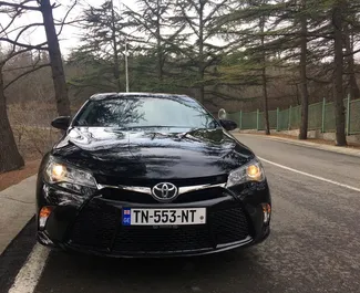 Toyota Camry 2017 car hire in Georgia, featuring ✓ Petrol fuel and 170 horsepower ➤ Starting from 120 GEL per day.