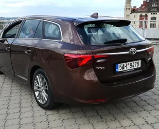 Toyota Avensis 2016 car hire in Czechia, featuring ✓ Petrol fuel and 147 horsepower ➤ Starting from 53 EUR per day.