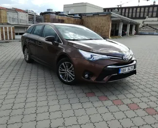 Front view of a rental Toyota Avensis in Prague, Czechia ✓ Car #52. ✓ Automatic TM ✓ 0 reviews.