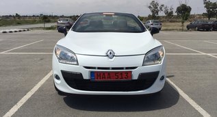 Rent a Renault Megane Cabrio in Larnaca Cyprus