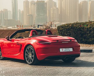 Rent a Porsche 981 Boxster in Dubai UAE