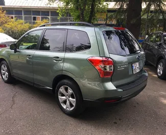 Subaru Forester rental. Comfort, SUV, Crossover Car for Renting in Georgia ✓ Deposit of 1000 GEL ✓ TPL, CDW, SCDW, FDW, Passengers, Theft insurance options.