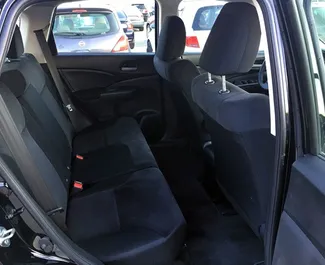 Interior of Honda CR-V for hire in Georgia. A Great 5-seater car with a Automatic transmission.