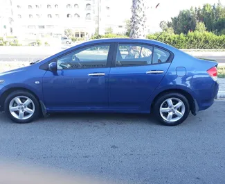 Front view of a rental Honda City in Larnaca, Cyprus ✓ Car #784. ✓ Automatic TM ✓ 0 reviews.