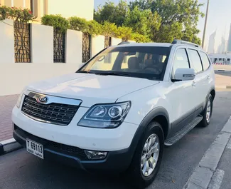 Front view of a rental Kia Mohave in Dubai, UAE ✓ Car #859. ✓ Automatic TM ✓ 0 reviews.