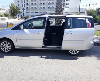 Front view of a rental Mazda 5 in Larnaca, Cyprus ✓ Car #788. ✓ Automatic TM ✓ 0 reviews.