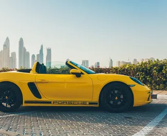Прокат машины Porsche 718 Boxster №812 (Автомат) в Дубае, с двигателем 2,5л. Бензин ➤ Напрямую от Адам в ОАЭ.