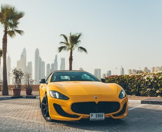 Rent a Maserati Grancabrio Sport in Dubai UAE