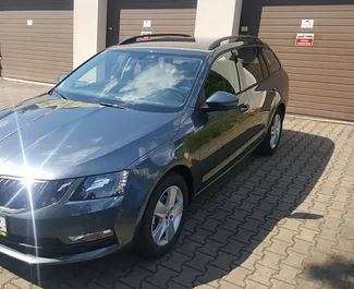 Skoda Octavia Combi 2017 car hire in Czechia, featuring ✓ Diesel fuel and 110 horsepower ➤ Starting from 51 EUR per day.