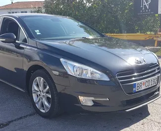 Front view of a rental Peugeot 508 in Bar, Montenegro ✓ Car #533. ✓ Automatic TM ✓ 3 reviews.