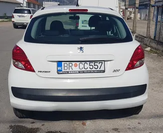 Peugeot 207 rental. Comfort Car for Renting in Montenegro ✓ Without Deposit ✓ TPL, CDW, SCDW, Passengers, Theft, Abroad insurance options.