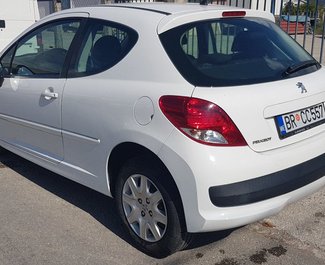 Cheap Peugeot 207, 1.4 litres for rent in  Montenegro