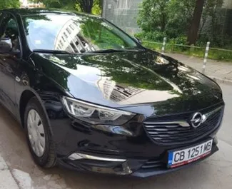Front view of a rental Opel Insignia in Sofia, Bulgaria ✓ Car #919. ✓ Manual TM ✓ 0 reviews.