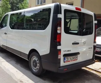 Opel Vivaro rental. Economy, Comfort, Minivan Car for Renting in Bulgaria ✓ Deposit of 300 EUR ✓ TPL, SCDW, Theft, Abroad insurance options.