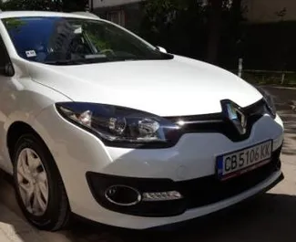 Front view of a rental Renault Megane SW in Sofia, Bulgaria ✓ Car #917. ✓ Automatic TM ✓ 0 reviews.