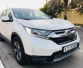 Honda CR-V rental. Comfort, Crossover Car for Renting in the UAE ✓ Deposit of 1500 AED ✓ CDW insurance options.
