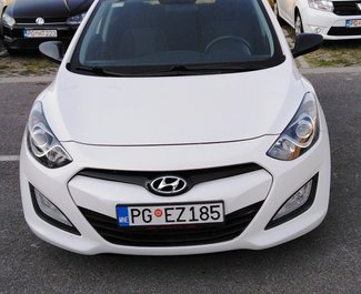 Hyundai I30, Diesel car hire in Montenegro