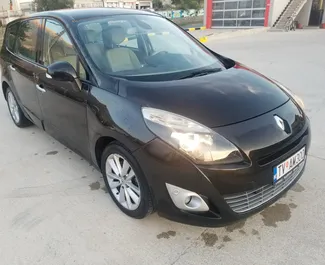 Front view of a rental Renault Grand Scenic in Tivat, Montenegro ✓ Car #1045. ✓ Automatic TM ✓ 1 reviews.