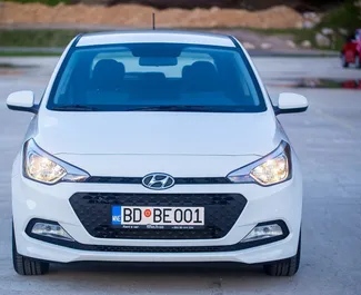Прокат машины Hyundai i20 №1053 (Механика) в Будве, с двигателем 1,2л. Бензин ➤ Напрямую от Никола в Черногории.