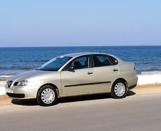 Front view of a rental Seat Cordoba in Crete, Greece ✓ Car #1124. ✓ Manual TM ✓ 0 reviews.