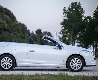 Renault Megane Cabrio rental. Comfort, Cabrio Car for Renting in Montenegro ✓ Deposit of 100 EUR ✓ TPL, CDW, SCDW, FDW, Passengers, Theft, Abroad insurance options.