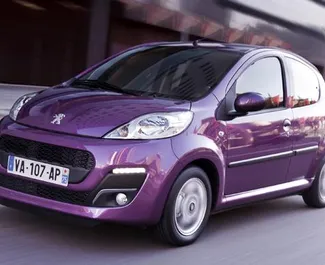 Peugeot 107 2015 car hire in Greece, featuring ✓ Petrol fuel and 65 horsepower ➤ Starting from 40 EUR per day.