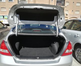 Cheap Nissan Tiida, 1.6 litres for rent in  Cyprus