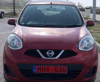 Nissan Micra 2015 car hire in Cyprus, featuring ✓ Petrol fuel and 79 horsepower ➤ Starting from 24 EUR per day.