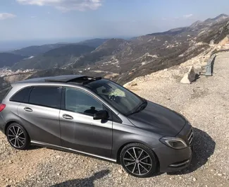 Mercedes-Benz B180 2015 car hire in Montenegro, featuring ✓ Diesel fuel and 110 horsepower ➤ Starting from 34 EUR per day.