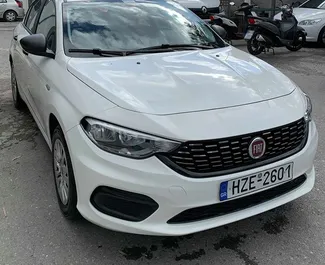 Front view of a rental Fiat Tipo in Crete, Greece ✓ Car #1259. ✓ Manual TM ✓ 0 reviews.