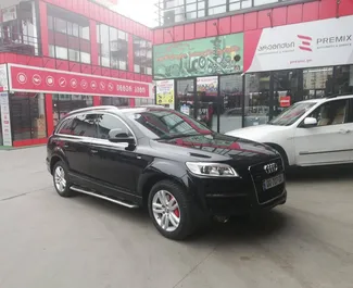Audi Q7 2010 available for rent in Tbilisi, with unlimited mileage limit.