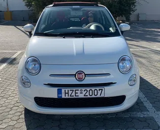 Car Hire Fiat 500 Cabrio #1262 Manual in Crete, equipped with 1.2L engine ➤ From Michail in Greece.