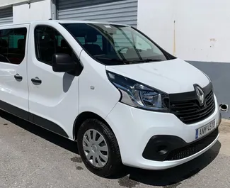 Front view of a rental Renault Trafic in Crete, Greece ✓ Car #1261. ✓ Manual TM ✓ 0 reviews.