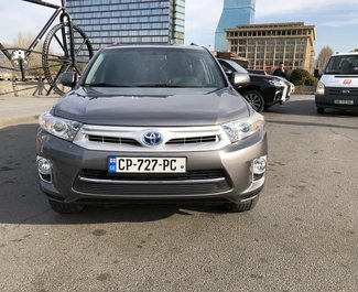 Rent a Toyota Highlander in Tbilisi Georgia