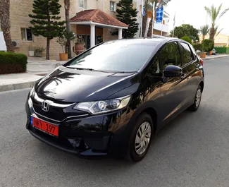 Front view of a rental Honda Fit in Limassol, Cyprus ✓ Car #1294. ✓ Automatic TM ✓ 3 reviews.