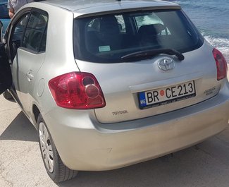 Toyota Auris, Diesel car hire in Montenegro