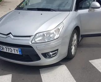 Front view of a rental Citroen C4 in Bar, Montenegro ✓ Car #1345. ✓ Automatic TM ✓ 27 reviews.