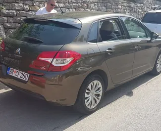 Front view of a rental Citroen C4 in Bar, Montenegro ✓ Car #539. ✓ Automatic TM ✓ 16 reviews.