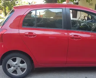 Toyota Yaris rental. Economy, Comfort Car for Renting in Montenegro ✓ Without Deposit ✓ TPL, CDW, SCDW, Passengers, Theft, Abroad insurance options.
